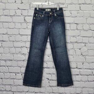 2/$20 L.E.I. Gabby Lowrise Flare Jeans Size 8S Y2K Retro Denim